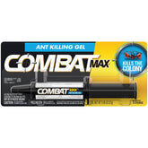 Combat Max Ant Killing Gel syringe ready for targeted bait application.