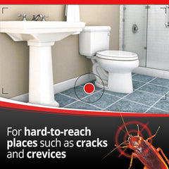 Combat Max child-resistant station keeps bait safely out of reach of children.