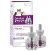 Comfort Zone multi-cat diffuser refill 2-pack pack shot for a calmer home.
