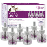 Comfort Zone multi-cat refill pack with six refills for steady calming