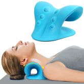 ComfortLife neck stretcher pillow, angled view, eases neck tension in minutes.