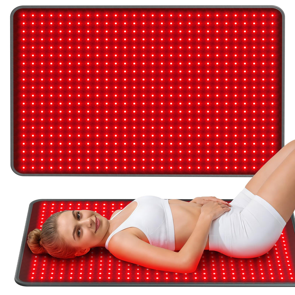 Comfytemp red light therapy mat with full back coverage for whole-body comfort.