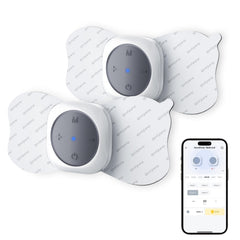 Comfytemp wireless TENS main unit for portable pain relief on the go.