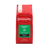 Community Coffee Cafe Special Decaf ground coffee in 32 oz bag for rich drip coffee