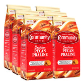 Community Coffee Southern Pecan Praline ground coffee bag showing rich flavor potential for morning rituals