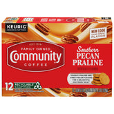 Community Coffee Southern Pecan Praline K-Cup Pod for quick, flavorful brews.
