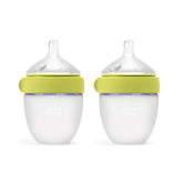 Comotomo Gen 2 5oz green bottle with dual anti-colic vents for calm newborn feeding