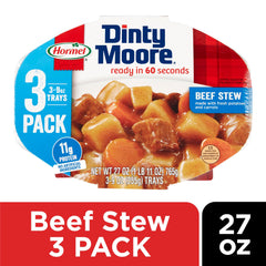 Dinty Moore Beef Stew served in a bowl for a comforting dinner