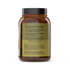 Complete Natural Products sea kelp capsules pouring out shows vegan-friendly capsules for plant-based wellness.