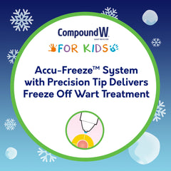 Freeze Off uses controlled freezing with a kid friendly design for wart targeting