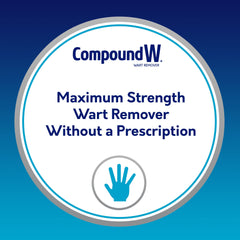 Compound W plantar wart gel penetrates affected area for treatment.