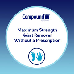Compound W wart remover gel applied to a wart on skin for targeted care.