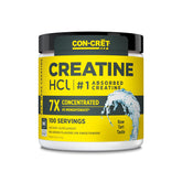 CON-CRET Creatine HCl powder bottle for daily energy support.