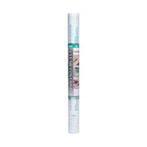 Con-Tact Brand Creative Clear Covering on a pantry shelf provides privacy with light.