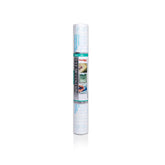 Con-Tact Brand Creative Clear Covering shelf liner showcases wood grain while guarding shelves from dust and spills.