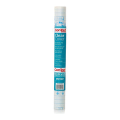 Con-Tact Clear Protective Liner roll in packaging shows durable protection for papers.
