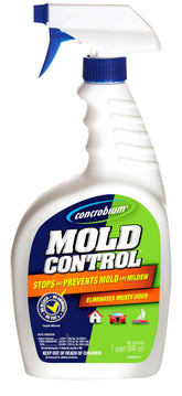 Concrobium Mold Control 32 oz spray for fast, targeted mold treatment on various surfaces.