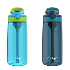 Contigo Aubrey 20oz bottle blue-raspberry with spill-proof lid for mess-free school days.