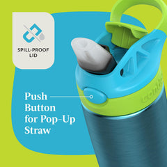 Contigo Aubrey AUTOSPOUT straw ready to flip up for easy sipping