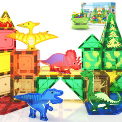 Coodoo Dinosaur Tiles showing dino figures support imaginative play and fine motor skill development.
