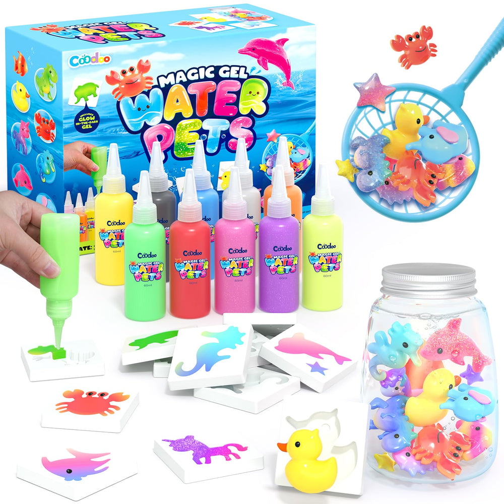 Coodoo Magic Water Elf Kit showing the full kit for creative DIY aqua pets