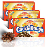 Cookie Dough Bites Chocolate Chip bites show chewy dough with chips for a snackable treat.