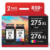 Cool Toner Canon 275XL black ink cartridge for crisp text.