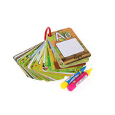 Coolplay A-Z water cards front cover with vibrant alphabet illustrations for early learning adventures.