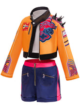 Coolproud Rumi costume jacket with bold patches for a statement look