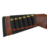 Coolrunner 8-round buttstock shell holder enables quick reloads during field drills.