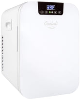 Cooluli Concord 20LDX front view shows a compact, portable mini fridge