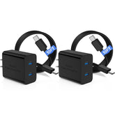 COONCXEN 45W dual-port charger front view powering devices quickly and safely