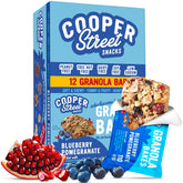 Cooper Street Granola Bakes blueberry bar front view showcasing flavor