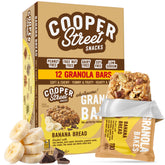 Cooper Street Granola Bakes bar shows soft banana bread texture, breakfast option