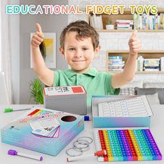 COOVA pop fidget chart interactive learning tool suitable for classrooms