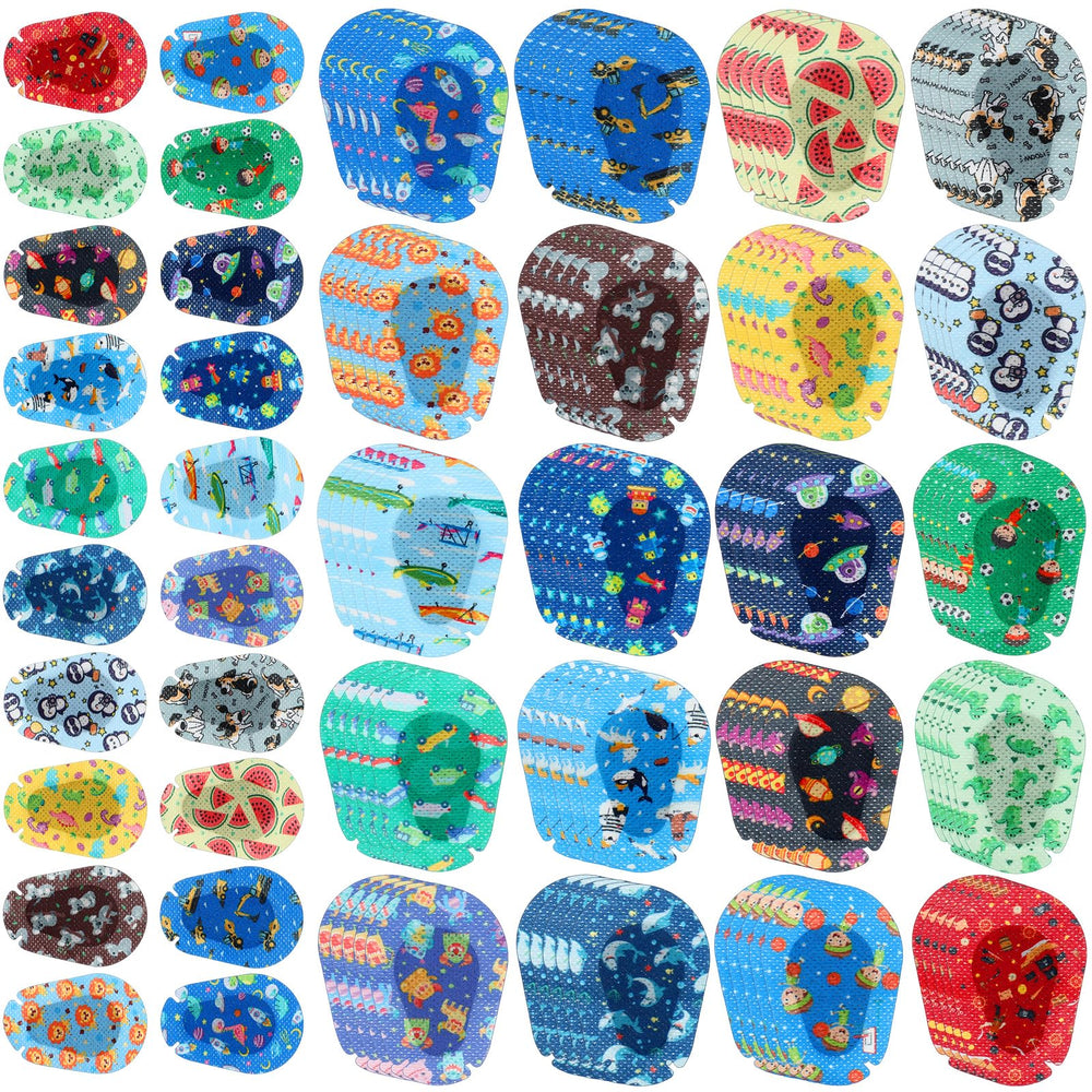 Copkim eye patches with dinosaur design offer comfortable coverage for kids during playtime.