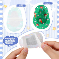 Copkim eye patches with shark pattern provide breathable, fun coverage for active kids.