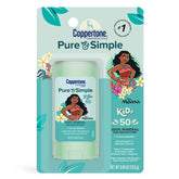 Coppertone Moana sunscreen stick packaging designed for quick sun protection