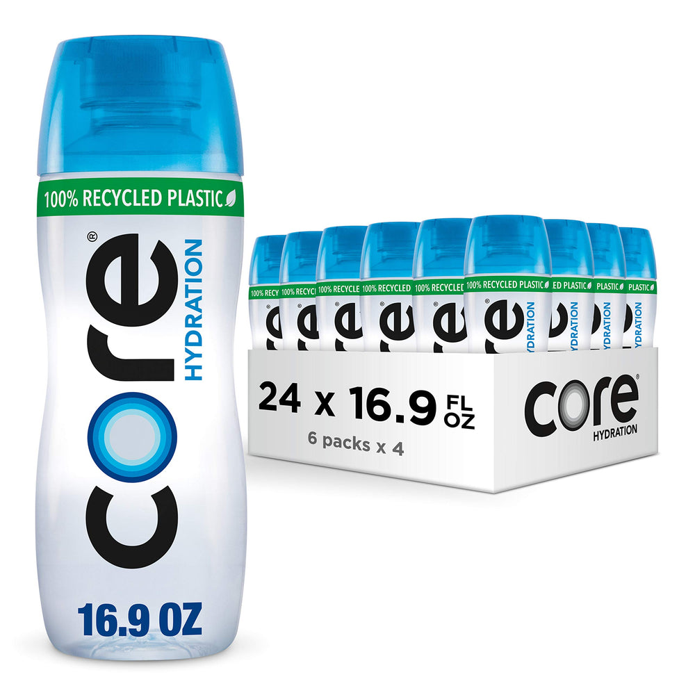 Core Hydration balanced-bottle-design enhances grip for on-the-go hydration