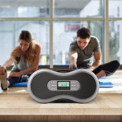 Core Innovations portable CD boombox aux input connects external devices.