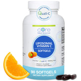 Core Med Science Liposomal Vitamin C 1000mg softgel bottle for daily immune support