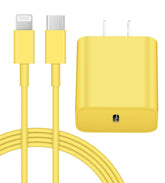 Coreykin 20W PD wall charger front view for quick iPhone charging