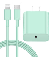 Coreykin 20W PD USB-C wall charger powers iPhone and iPad quickly.