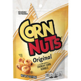 Corn Nuts Original crunchy kernels in a bag, ready for on-the-go snacking.