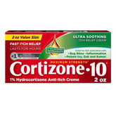 Cortizone-10 bottle front view for on-the-go itch relief