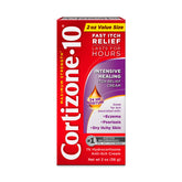 Cortizone-10 maximum-strength cream tube close-up for fast itch relief