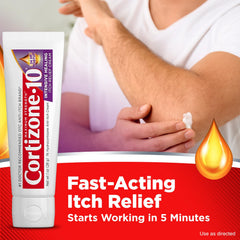Cortizone-10 label highlights 1% hydrocortisone active ingredient