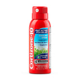 Cortizone 10 bottle front showing maximum-strength itch relief for on the go