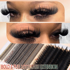CORUSCATE bottom lashes extension enhances lower lash line