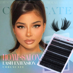CORUSCATE spiky lash clusters 20mm deliver ultra-long spikes for impact.